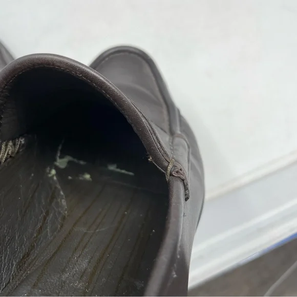 Gucci Brown Leather Men's Loafers 10D - Picture 10 of 15